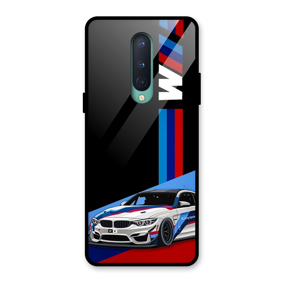 Supercar Stance Glass Back Case for OnePlus 8