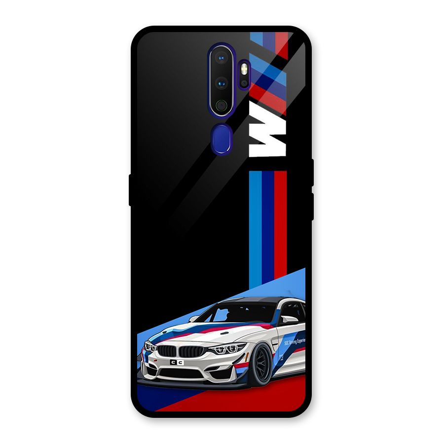 Supercar Stance Glass Back Case for Oppo A9 (2020)