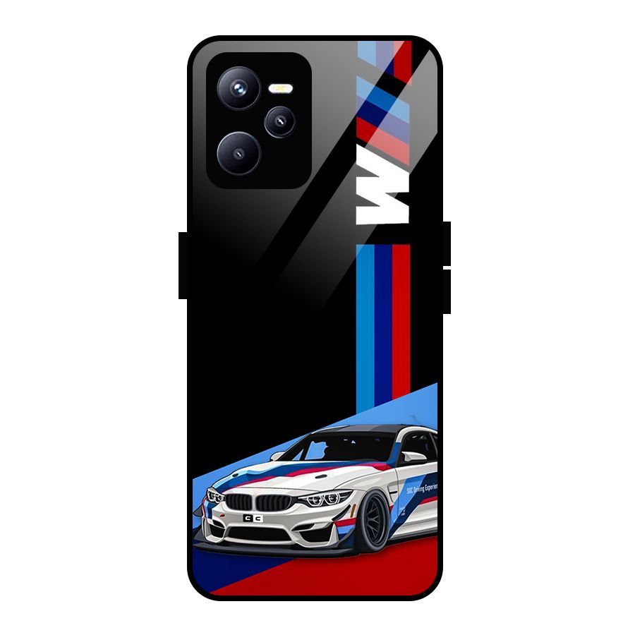 Supercar Stance Glass Back Case for Realme C35