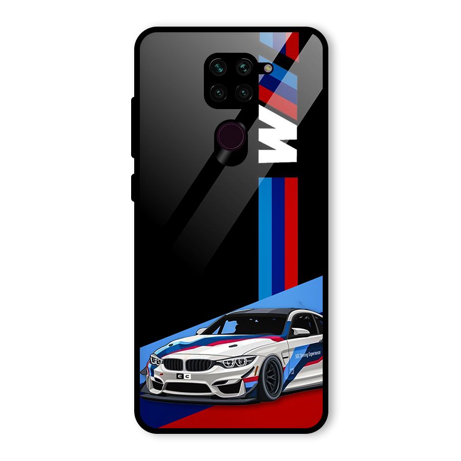 Supercar Stance Glass Back Case for Redmi Note 9