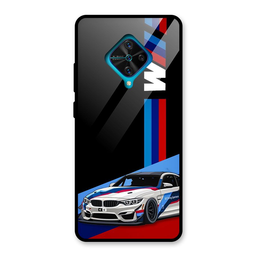 Supercar Stance Glass Back Case for Vivo S1 Pro