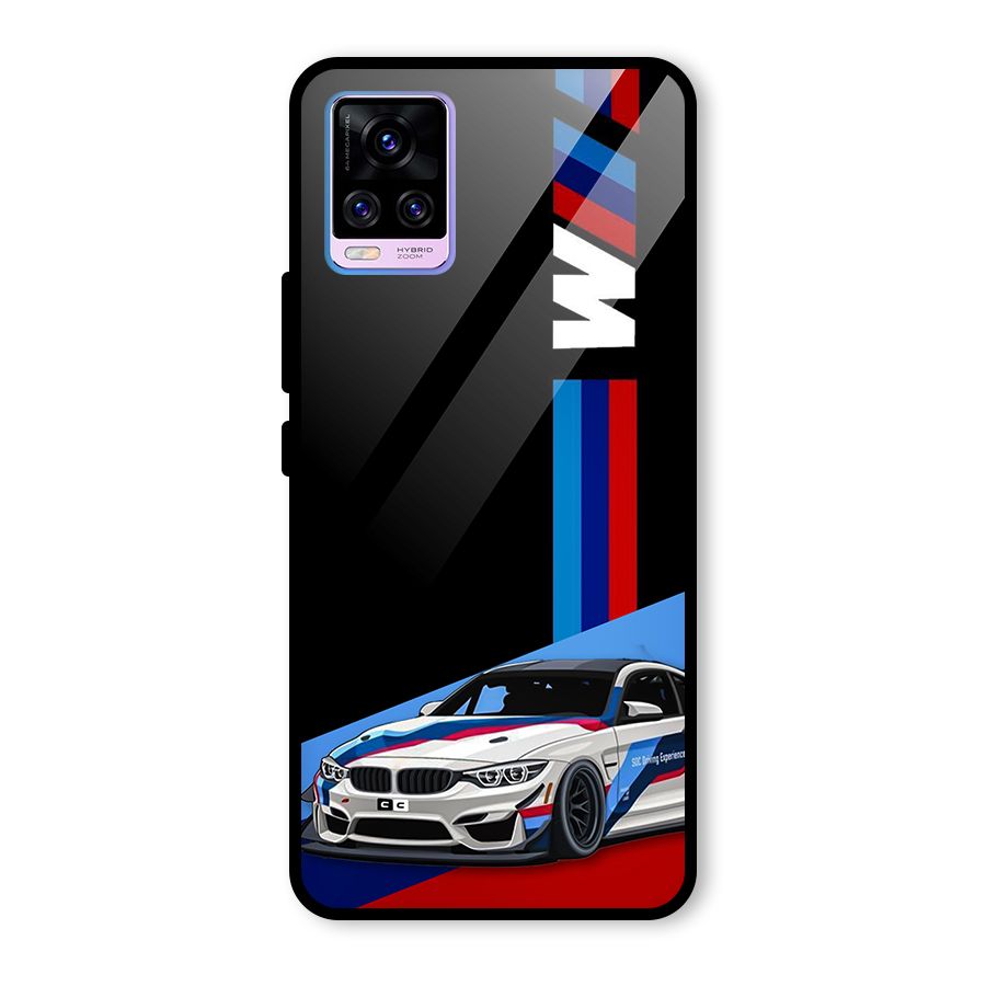 Supercar Stance Glass Back Case for Vivo V20 Pro