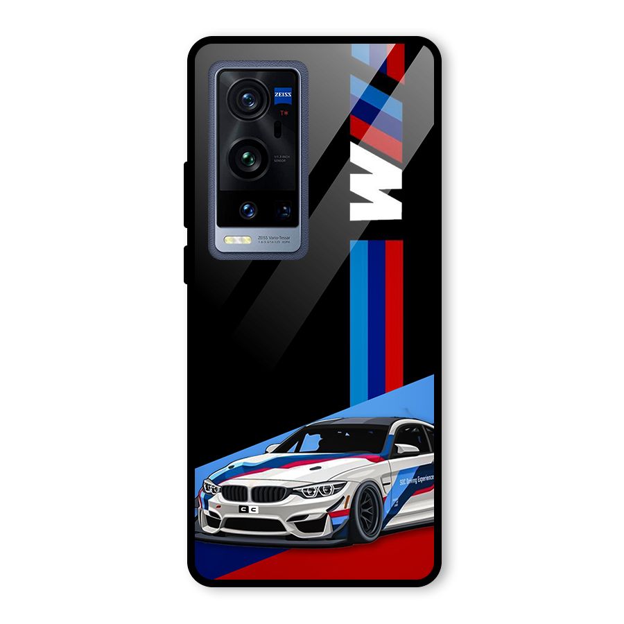 Supercar Stance Glass Back Case for Vivo X60 Pro Plus