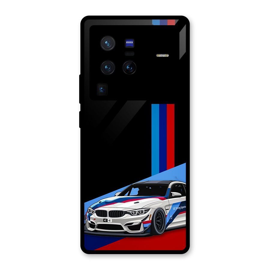 Supercar Stance Glass Back Case for Vivo X80 Pro