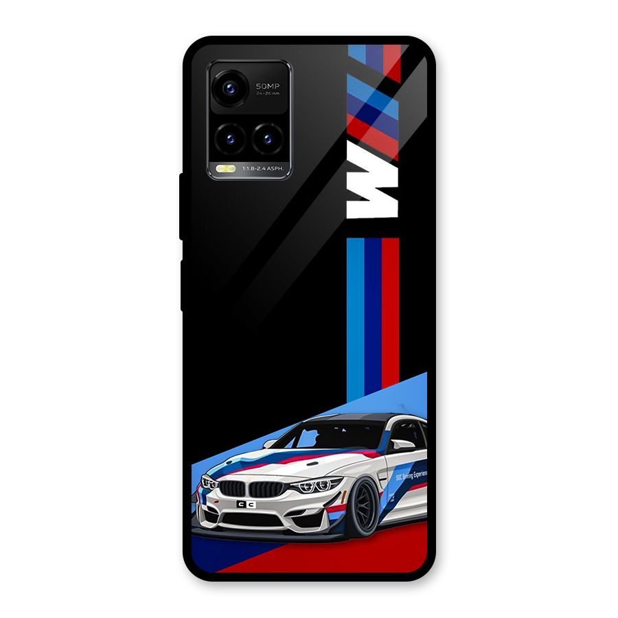 Supercar Stance Glass Back Case for Vivo Y21T