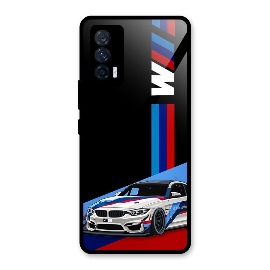 Supercar Stance Glass Back Case for Vivo iQOO 7 5G