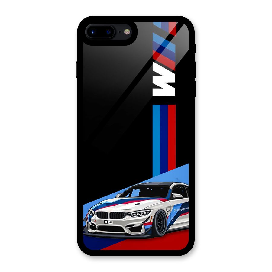 Supercar Stance Glass Back Case for iPhone 8 Plus
