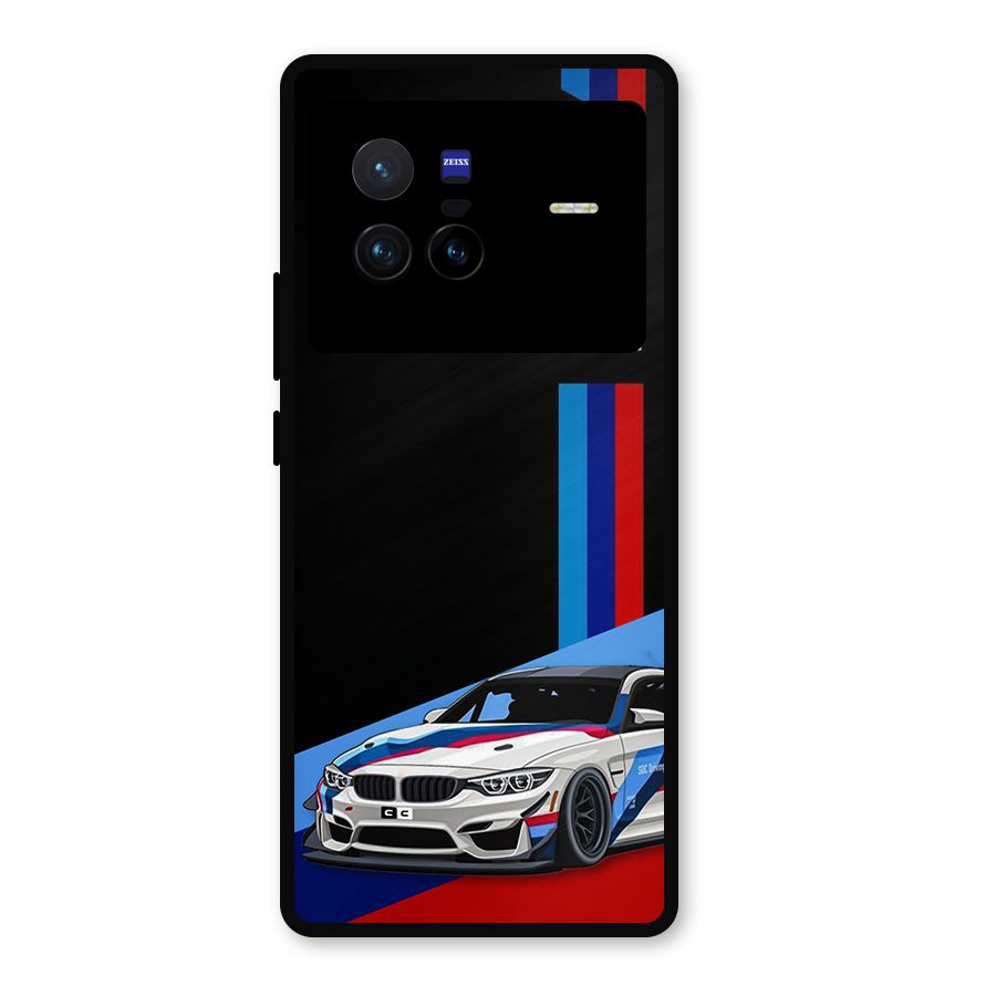 Supercar Stance Metal Back Case for Vivo X80