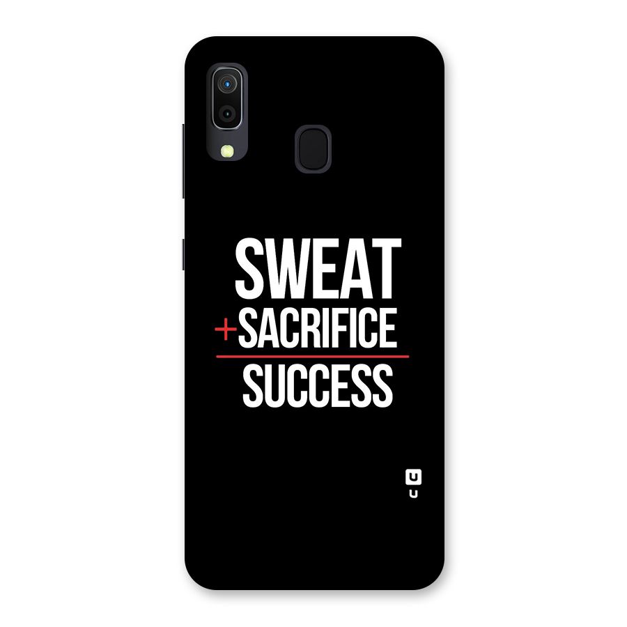 Sweat Sacrifice Success Back Case for Galaxy A30
