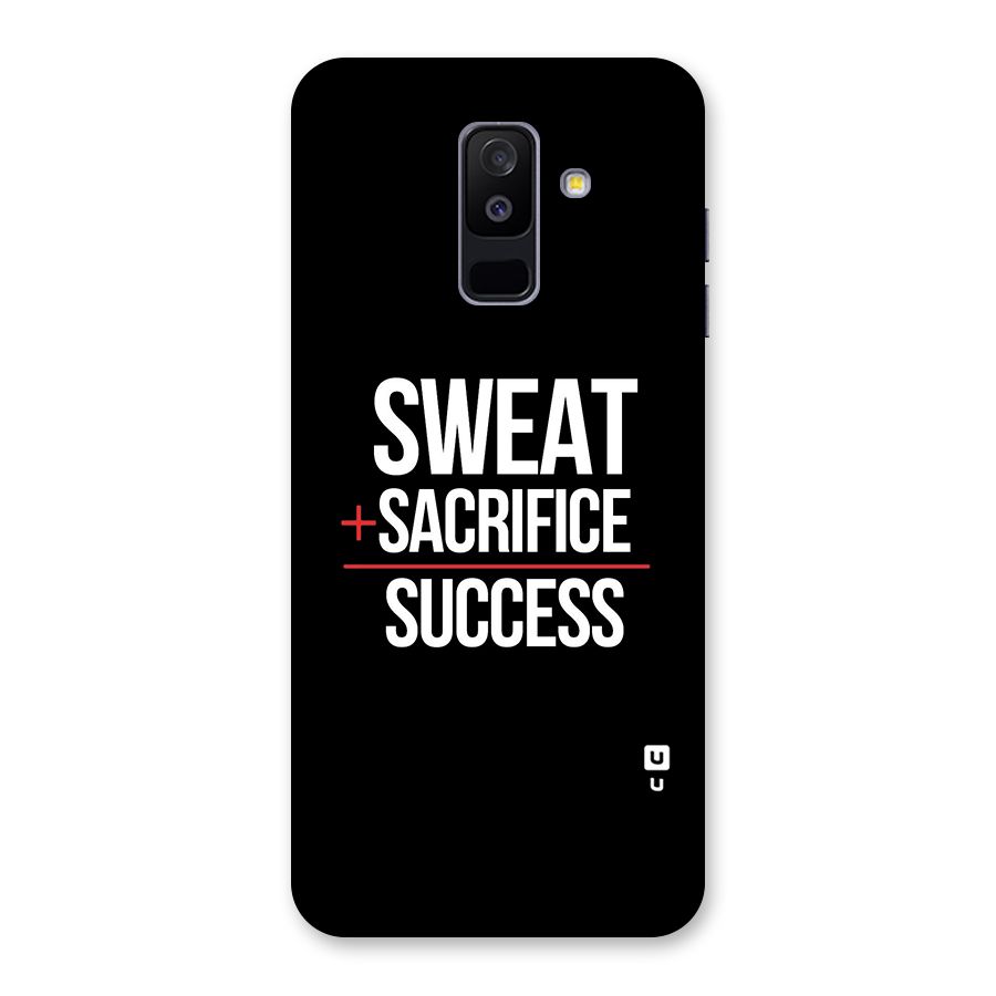 Sweat Sacrifice Success Back Case for Galaxy A6 Plus