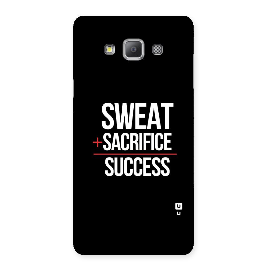 Sweat Sacrifice Success Back Case for Galaxy A7