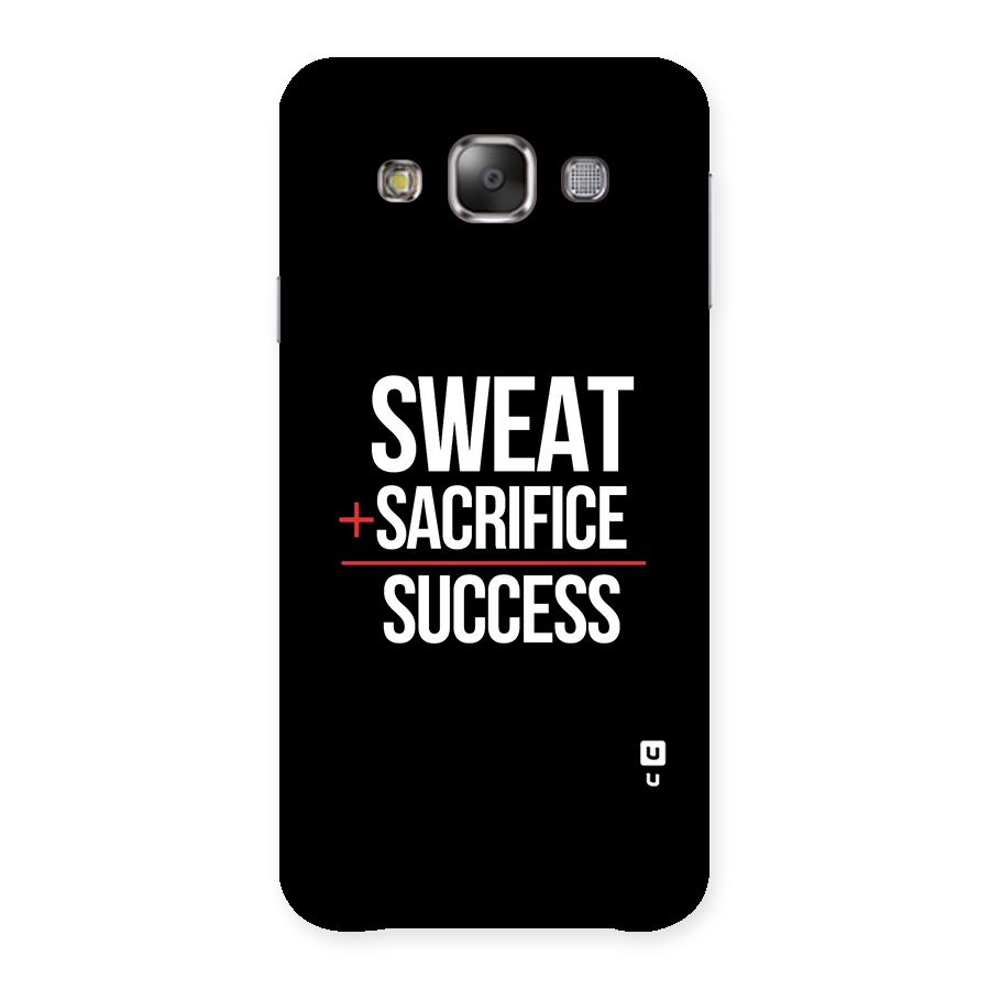 Sweat Sacrifice Success Back Case for Galaxy E7