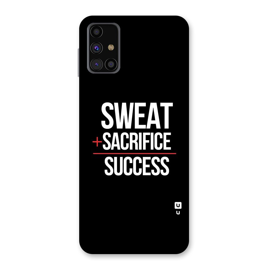 Sweat Sacrifice Success Back Case for Galaxy M31s