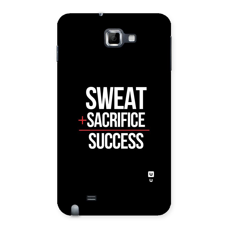Sweat Sacrifice Success Back Case for Galaxy Note