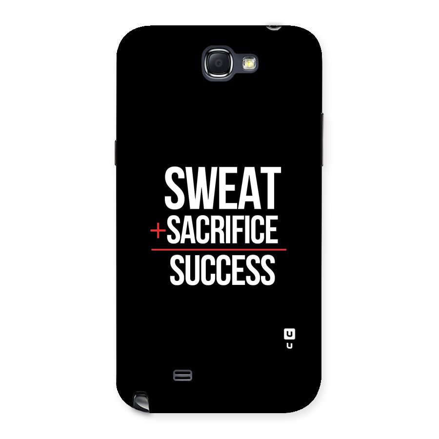 Sweat Sacrifice Success Back Case for Galaxy Note 2