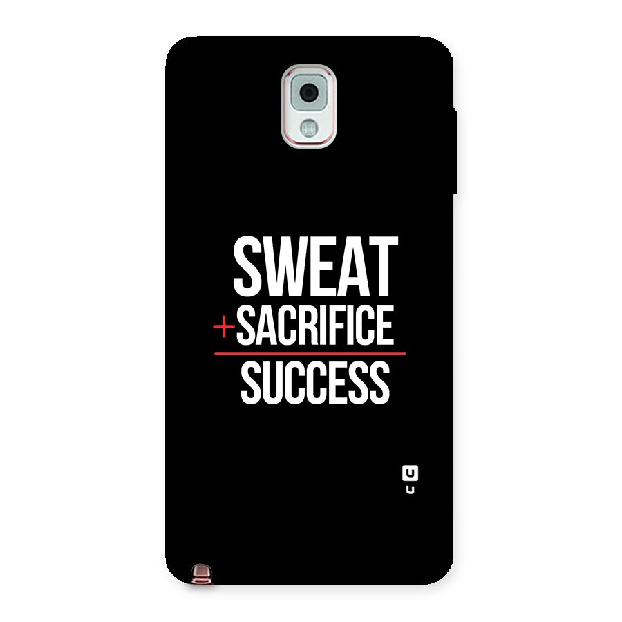 Sweat Sacrifice Success Back Case for Galaxy Note 3