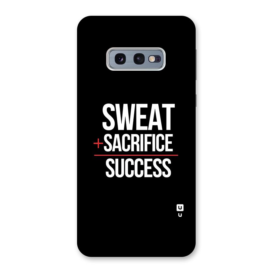 Sweat Sacrifice Success Back Case for Galaxy S10e