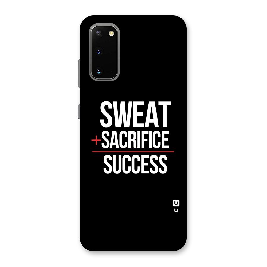 Sweat Sacrifice Success Back Case for Galaxy S20