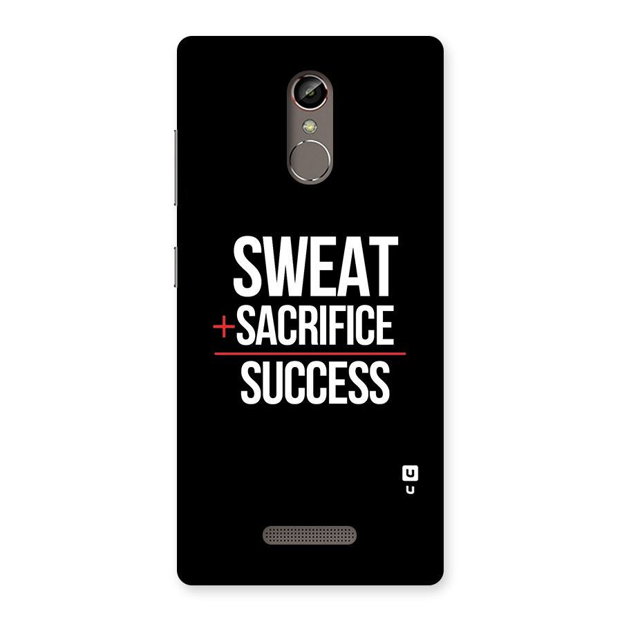 Sweat Sacrifice Success Back Case for Gionee S6s
