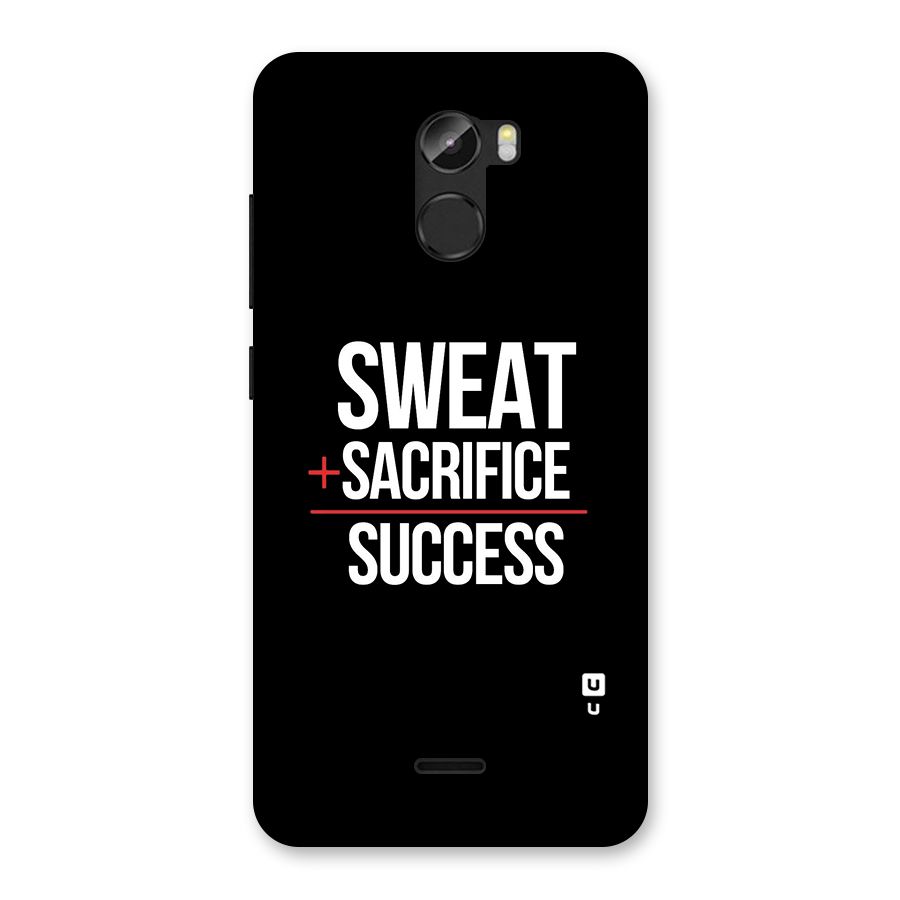 Sweat Sacrifice Success Back Case for Gionee X1