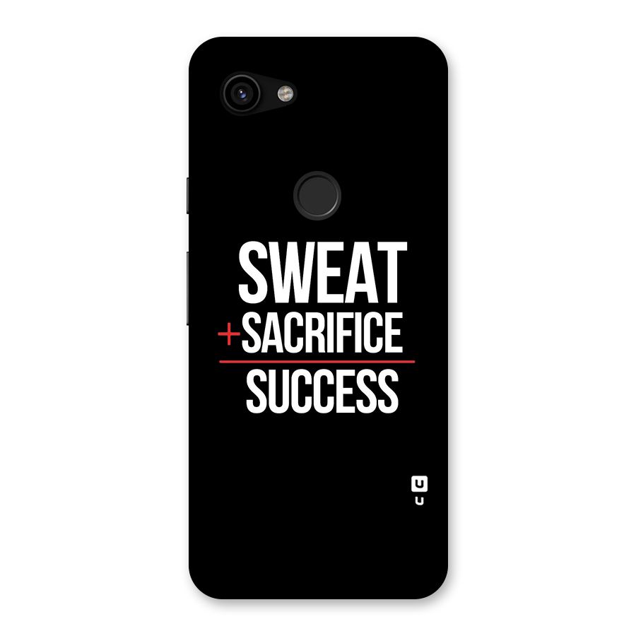 Sweat Sacrifice Success Back Case for Google Pixel 3a