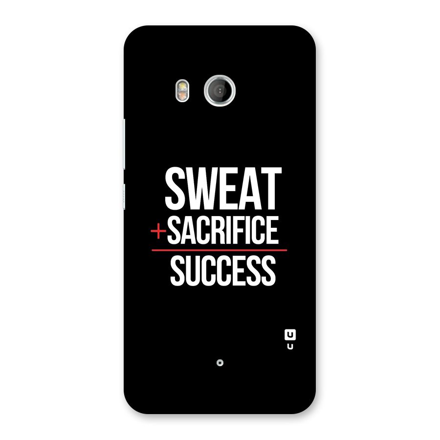 Sweat Sacrifice Success Back Case for HTC U11