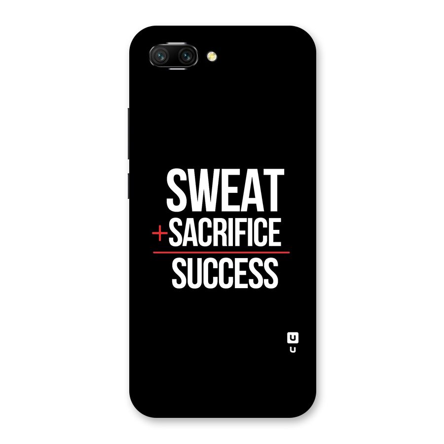 Sweat Sacrifice Success Back Case for Honor 10
