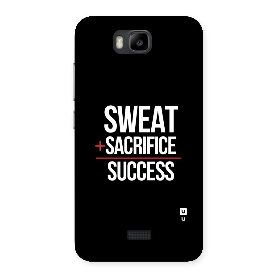 Sweat Sacrifice Success Back Case for Honor Bee