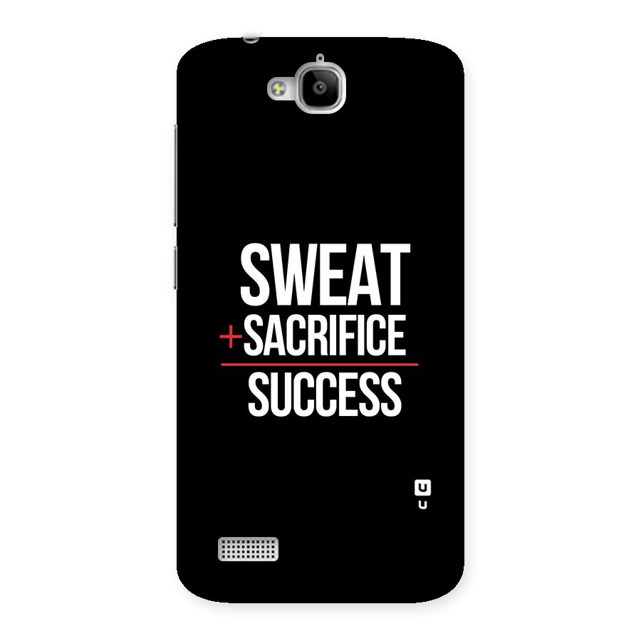Sweat Sacrifice Success Back Case for Honor Holly