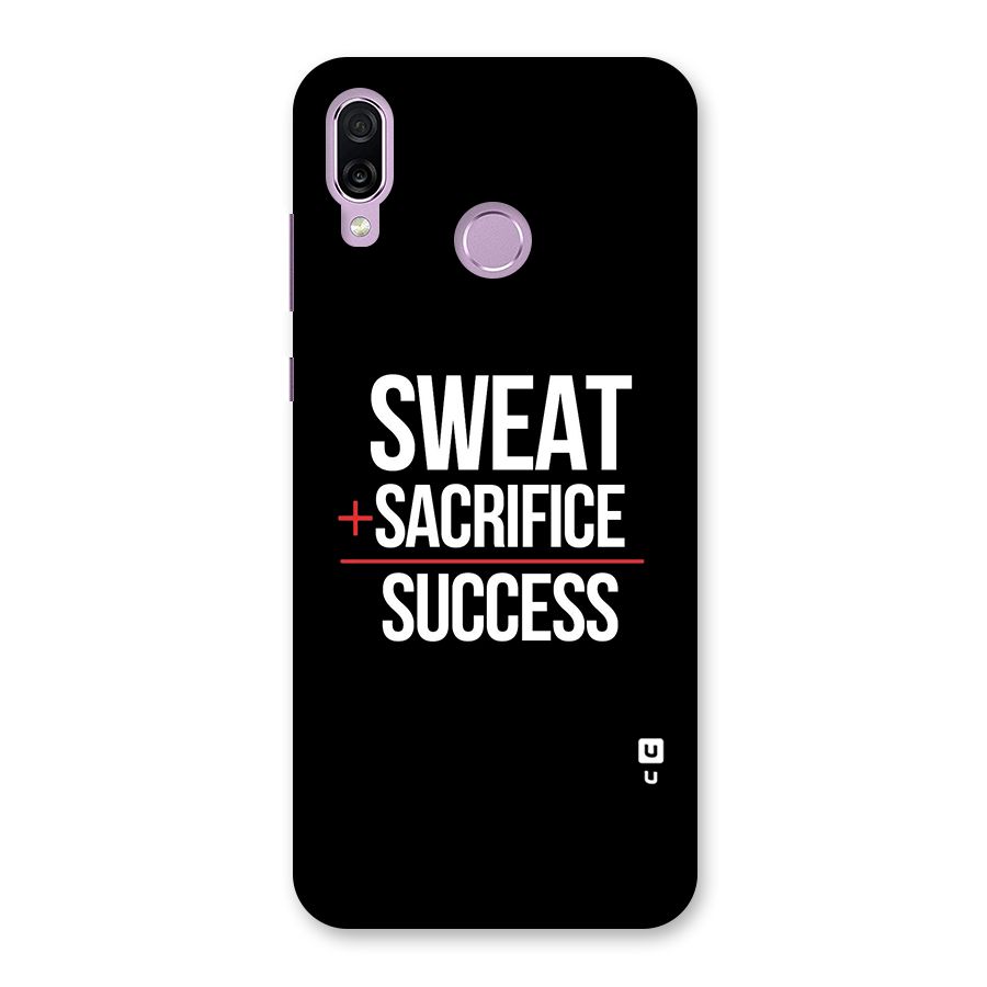 Sweat Sacrifice Success Back Case for Honor Play