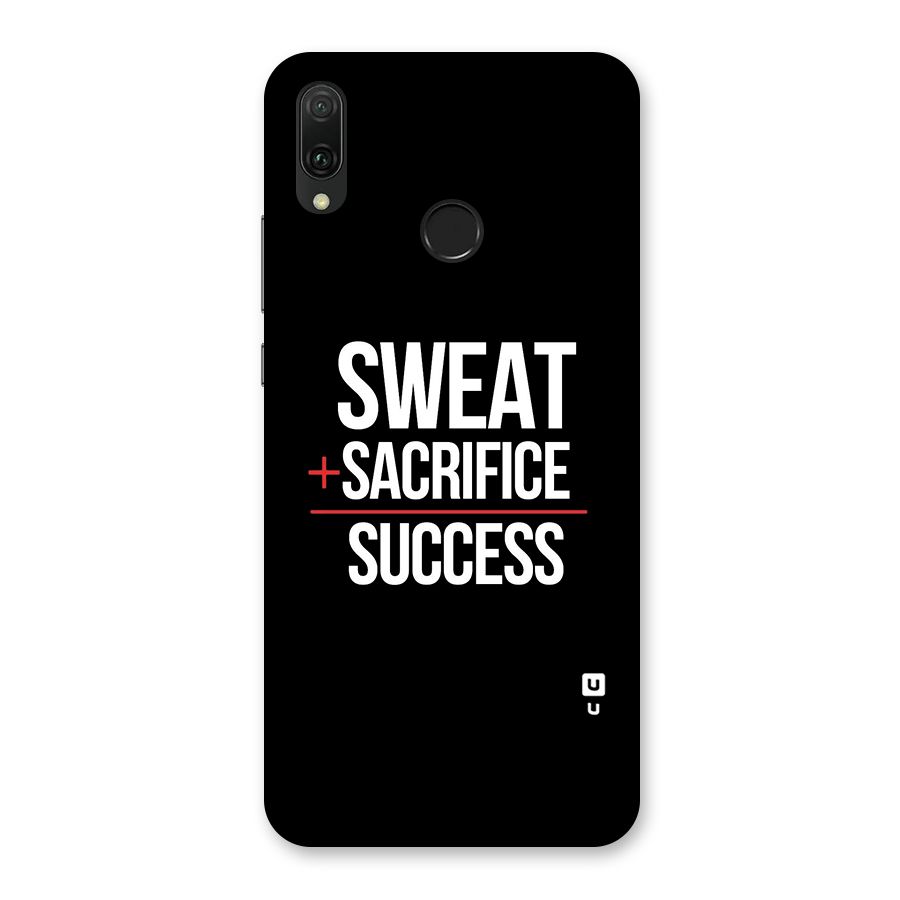 Sweat Sacrifice Success Back Case for Huawei Y9 (2019)