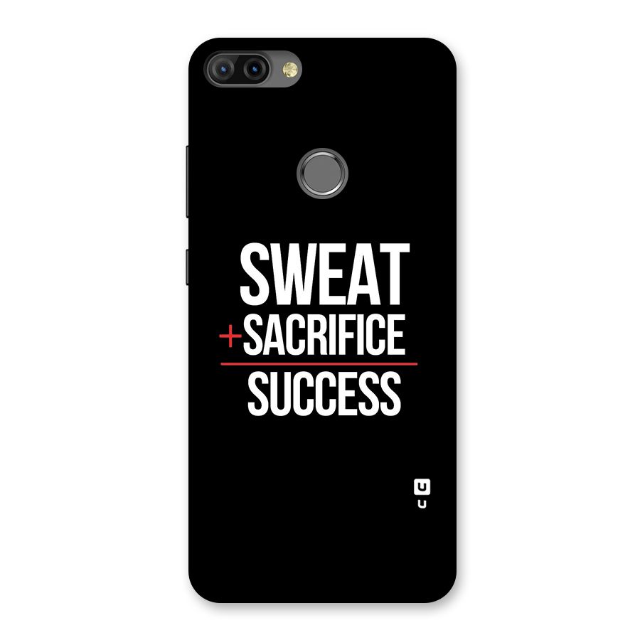 Sweat Sacrifice Success Back Case for Infinix Hot 6 Pro