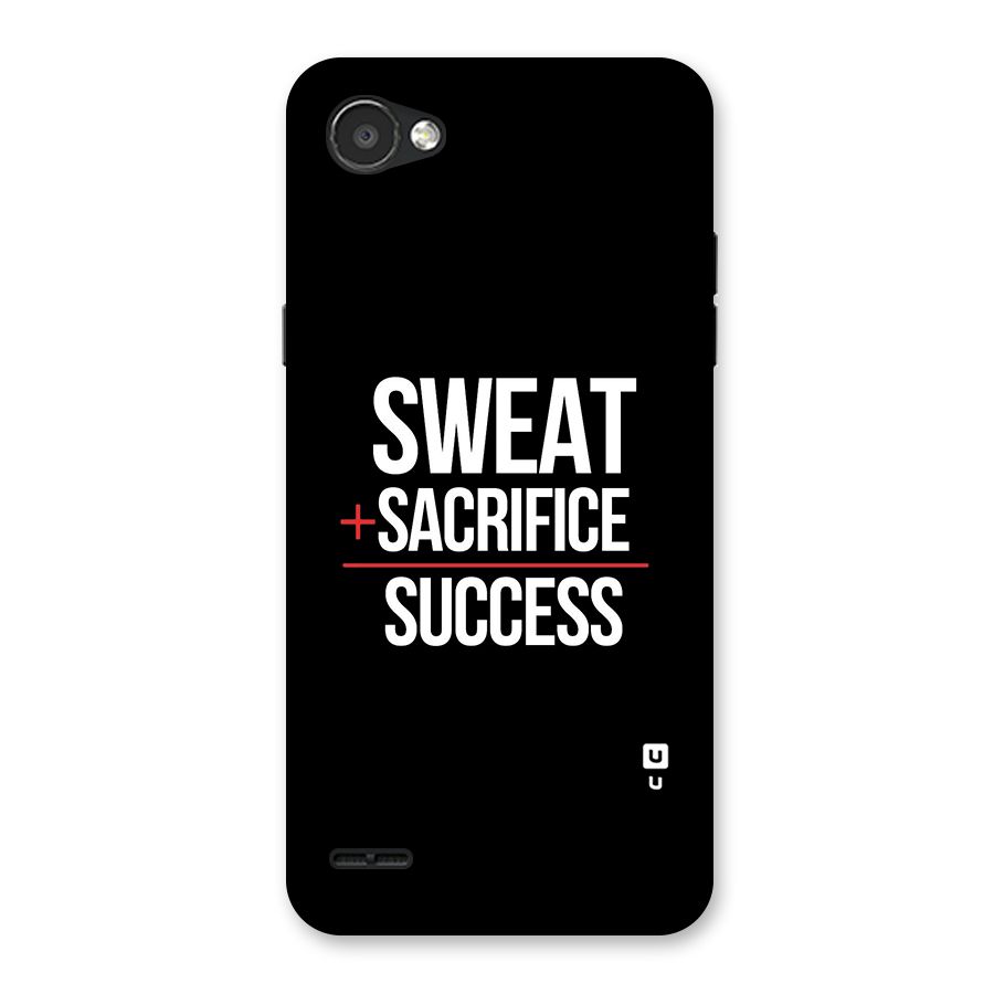 Sweat Sacrifice Success Back Case for LG Q6
