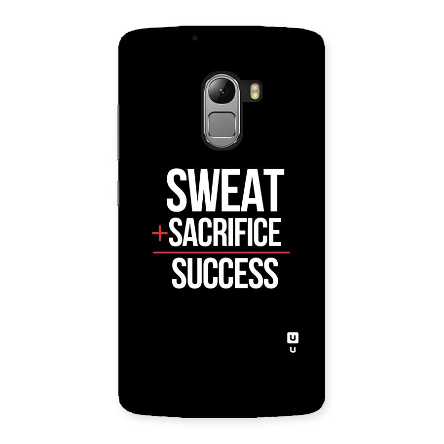 Sweat Sacrifice Success Back Case for Lenovo K4 Note