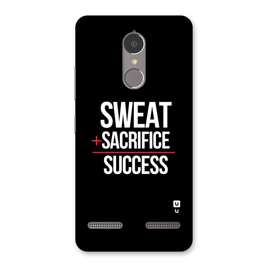 Sweat Sacrifice Success Back Case for Lenovo K6