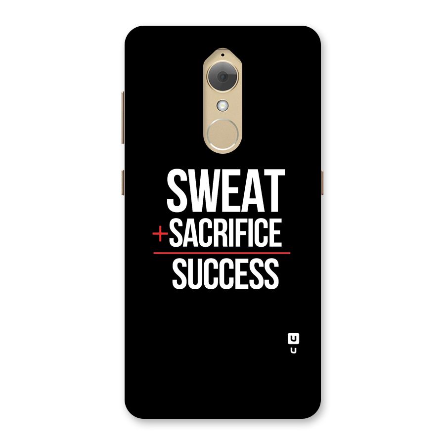 Sweat Sacrifice Success Back Case for Lenovo K8