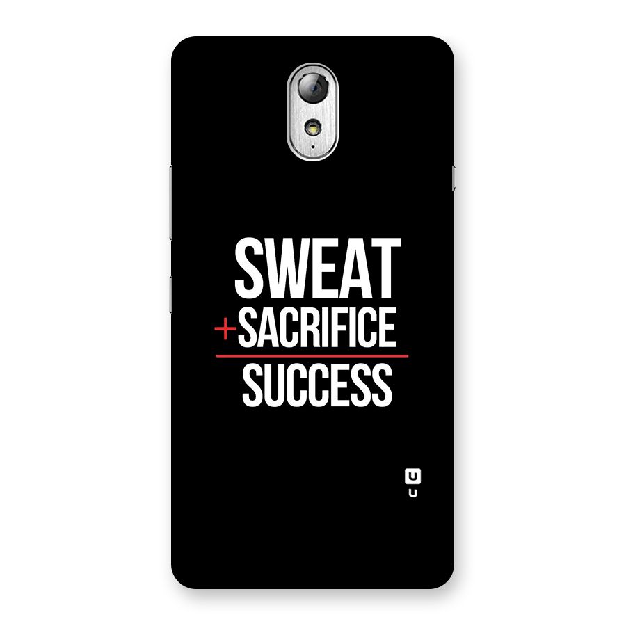 Sweat Sacrifice Success Back Case for Lenovo Vibe P1M