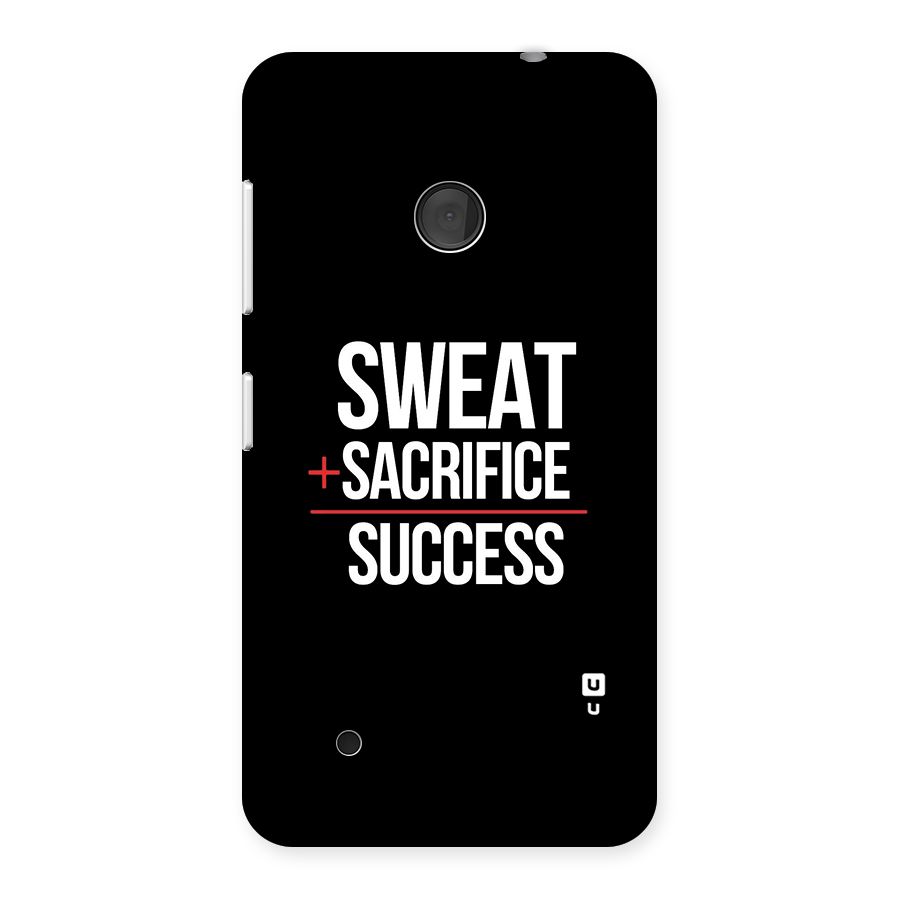 Sweat Sacrifice Success Back Case for Lumia 530