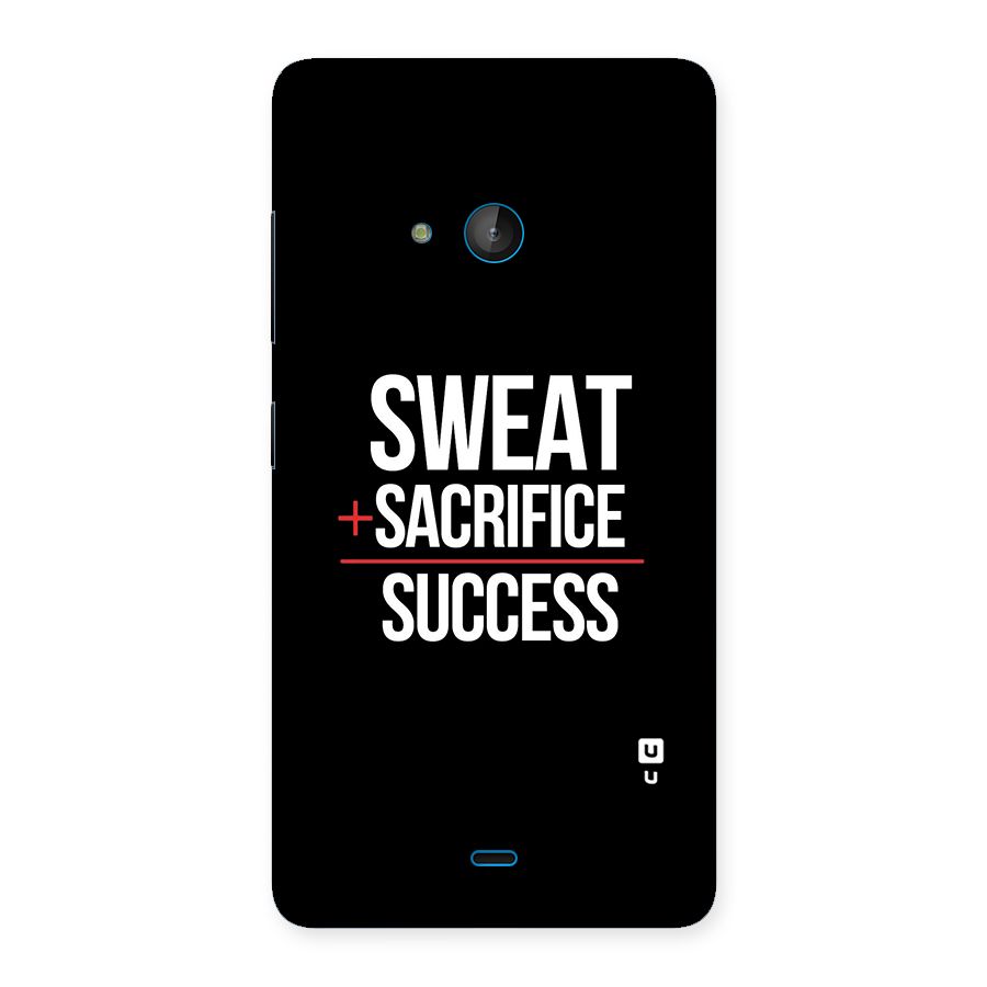Sweat Sacrifice Success Back Case for Lumia 540