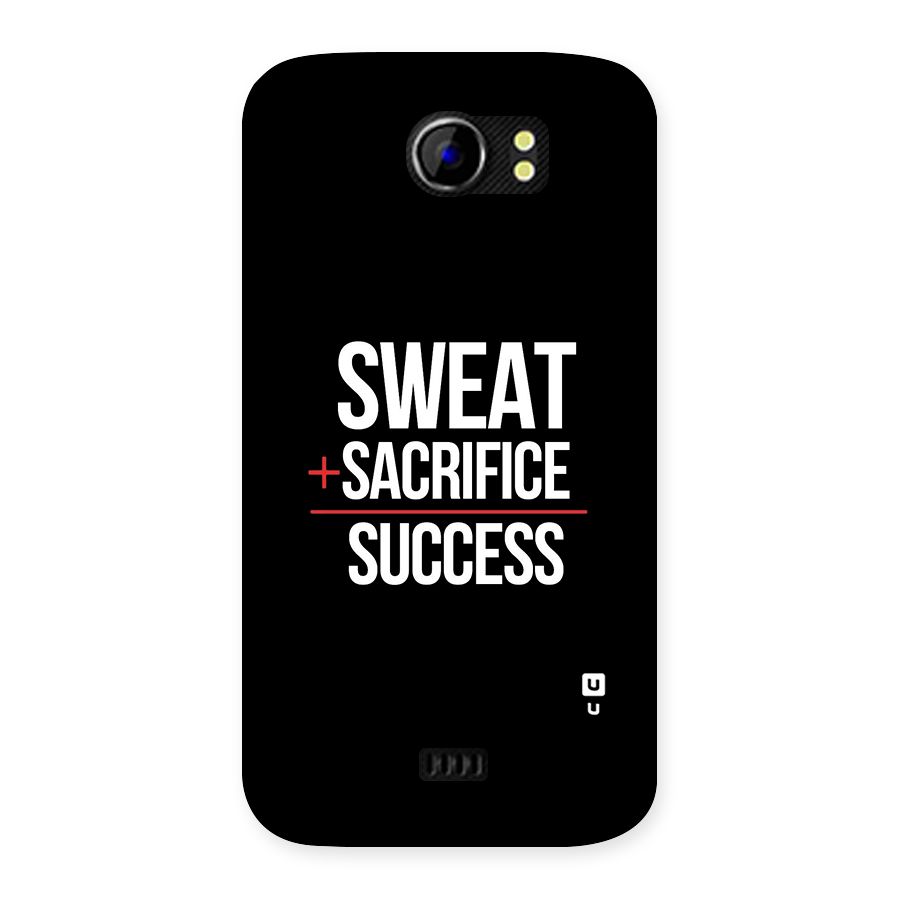 Sweat Sacrifice Success Back Case for Micromax Canvas 2 A110
