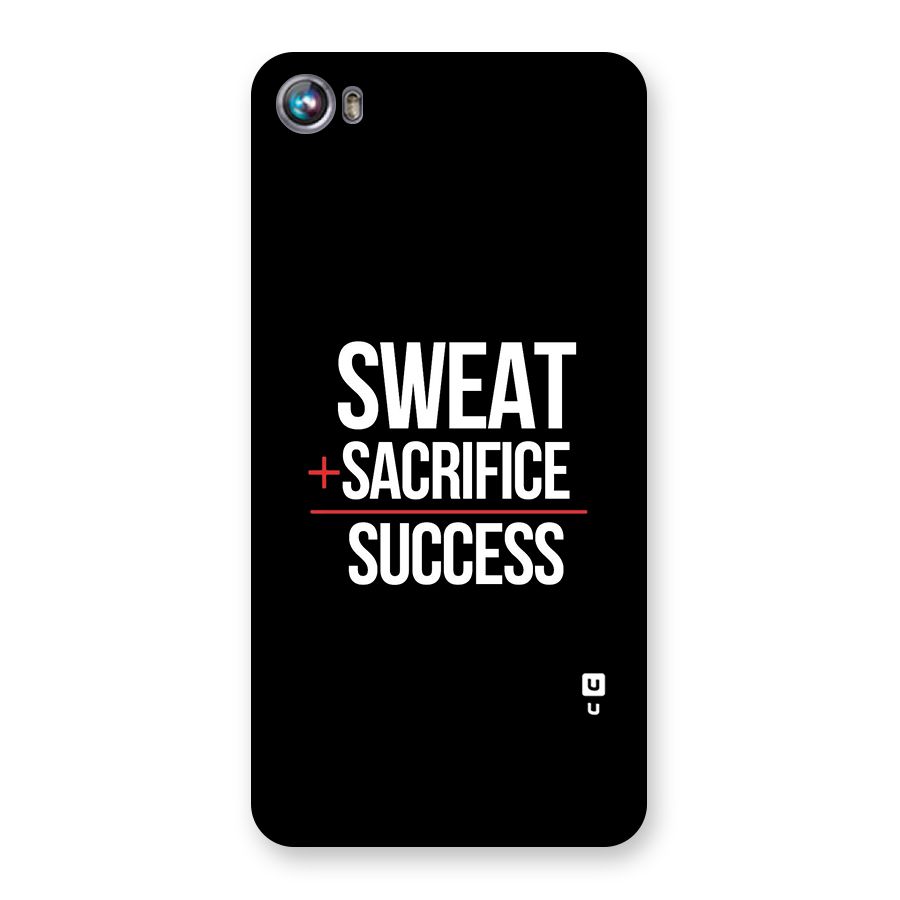 Sweat Sacrifice Success Back Case for Micromax Canvas Fire 4 A107