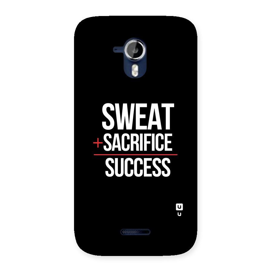 Sweat Sacrifice Success Back Case for Micromax Canvas Magnus A117