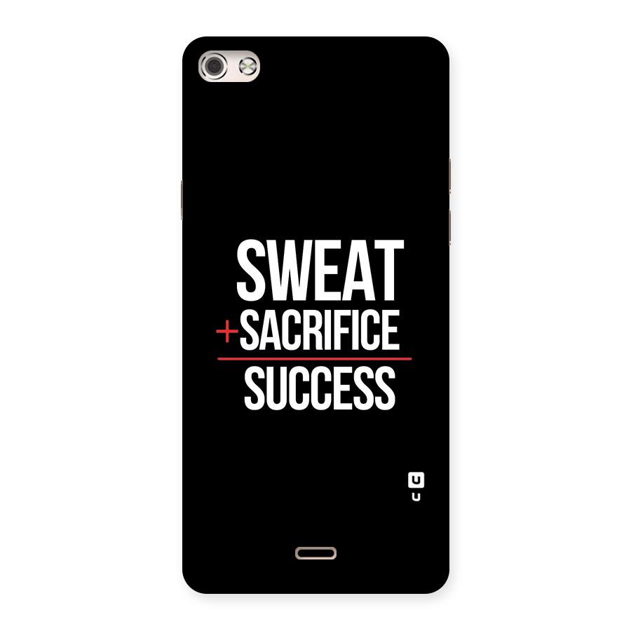 Sweat Sacrifice Success Back Case for Micromax Canvas Silver 5