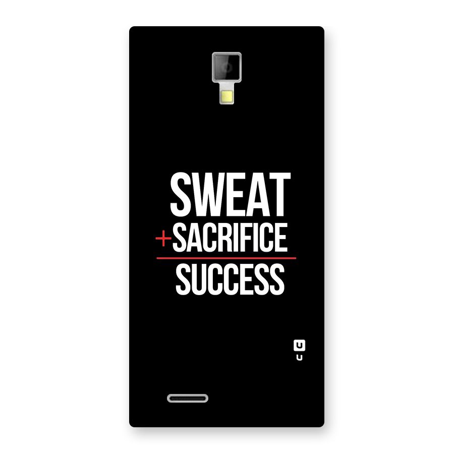 Sweat Sacrifice Success Back Case for Micromax Canvas Xpress A99