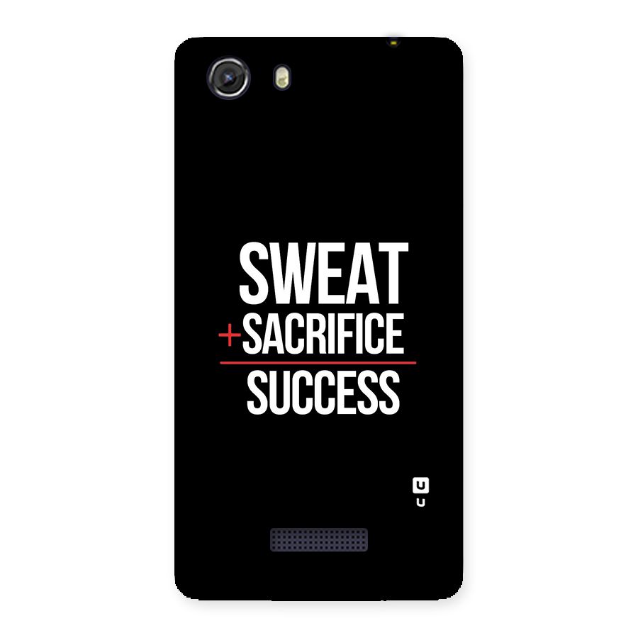 Sweat Sacrifice Success Back Case for Micromax Unite 3