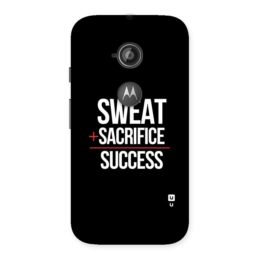 Sweat Sacrifice Success Back Case for Moto E 2nd Gen