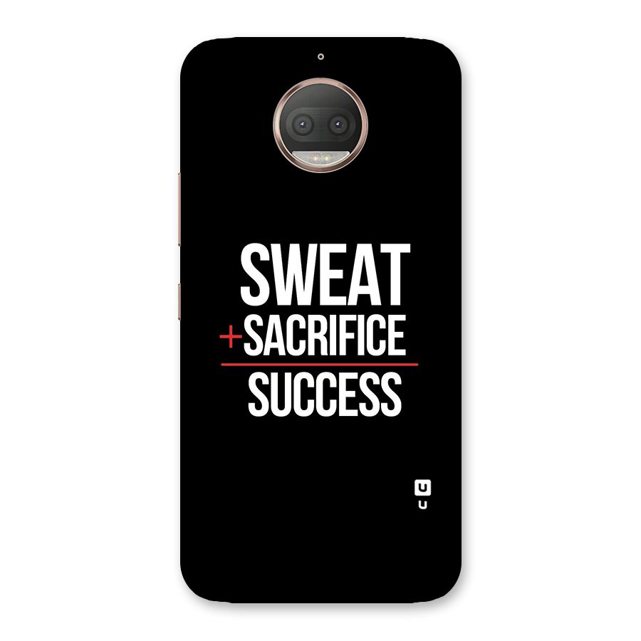 Sweat Sacrifice Success Back Case for Moto G5s Plus