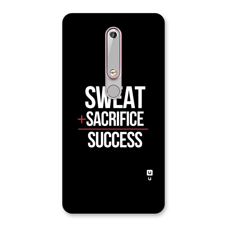 Sweat Sacrifice Success Back Case for Nokia 6.1
