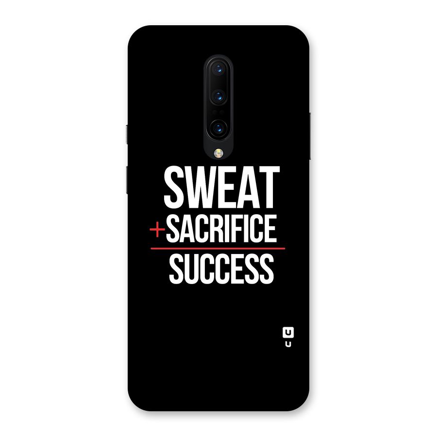 Sweat Sacrifice Success Back Case for OnePlus 7 Pro