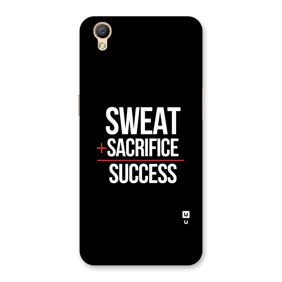Sweat Sacrifice Success Back Case for Oppo A37